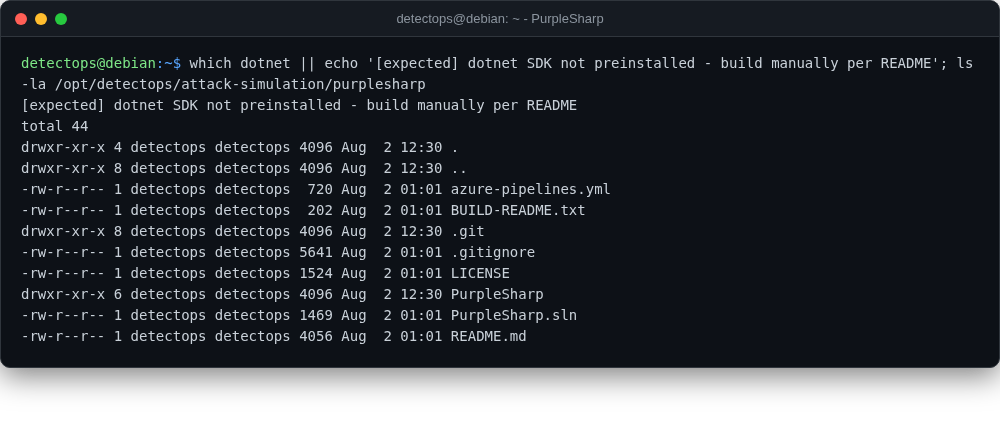 PurpleSharp screenshot