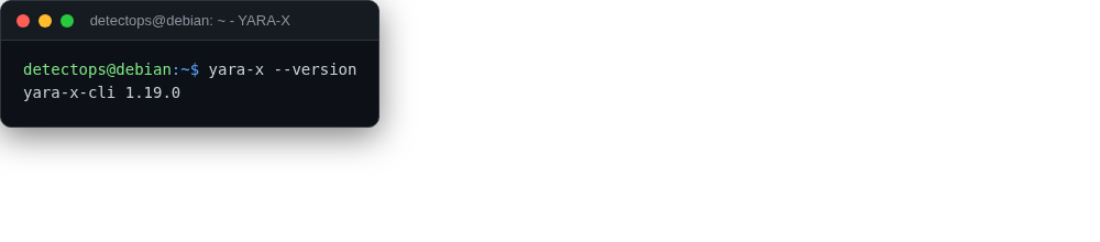 YARA-X screenshot