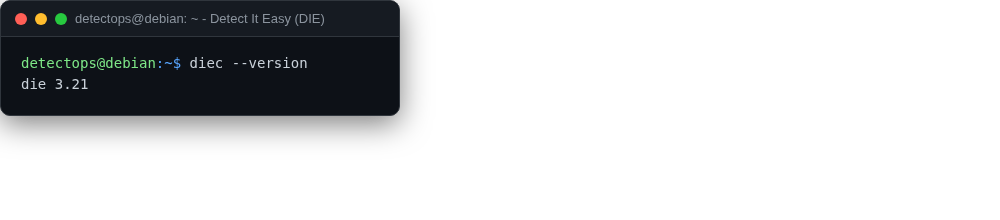 Detect It Easy (DIE) screenshot