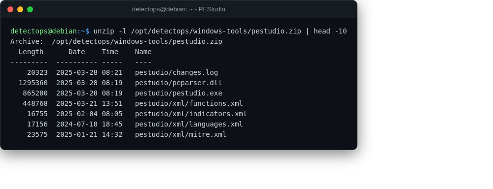 PEStudio screenshot