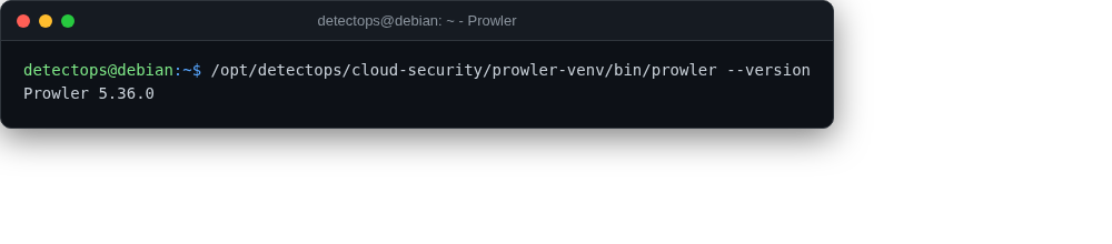 Prowler screenshot
