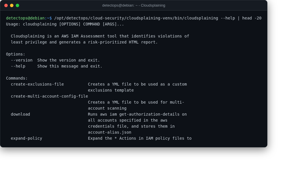 Cloudsplaining screenshot