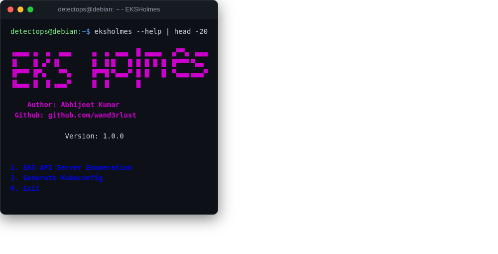 EKSHolmes screenshot