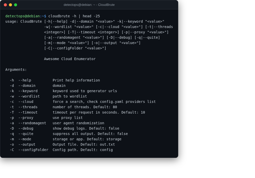 CloudBrute screenshot