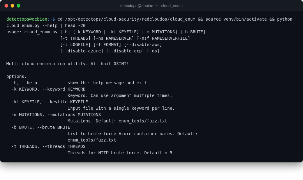cloud_enum screenshot