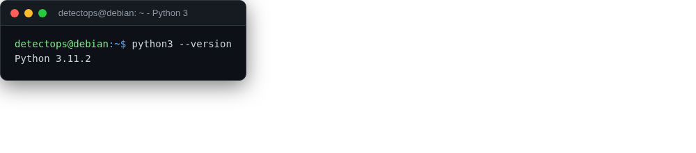 Python 3 screenshot